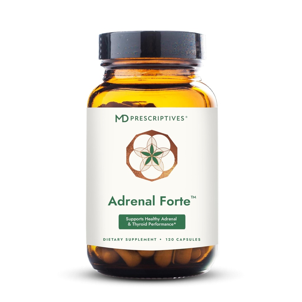 MD Prescriptives - Adrenal Forte - Adrenal Support Supplement* mit Ashwagandha & Rhodiola - 120 Kapseln