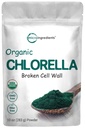 Micro Ingredients Bio Chlorella Pulver, 10 Unze, Gebrochene Zellwand, reich an Veganproteinen & Vitamine, Rohe, Bulk Premium Chlorella Supplement, Vegan freundlich, Non-Irradiation