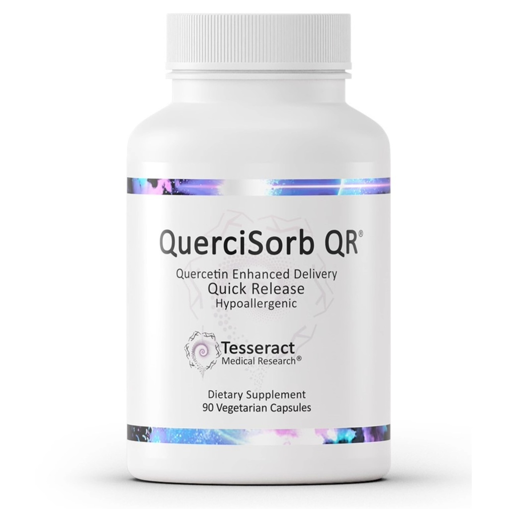 Tesseract Medizinische Forschung QuerciSorb QR Immununterstützungsergänzung, Quick Release Quercetin, Unterstützt Immunfunktion und Gesamtgesundheit* Allergiker, 400 mg, 90 Kapseln