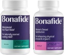 Bonafide Relizen + Ristela – hormonfreies Relief von Hot Flashes und Night Sweats während der Menopause* + Hormonfreie, drogenfreie Unterstützung für sexuelle Zufriedenheit der Frauen – 1 Monat Versorgung