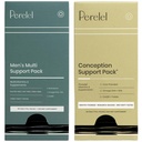 Perelel Conception Support Pack & Men's Multi Support Pack, Prenatal Multivitamin für Fruchtbarkeit Wellness & Daily Multivitamin für Herren Wellness, 60 Daily Pill Packs