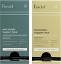 Perelel Conception Support Pack & Men's Multi Support Pack, Prenatal Multivitamin für Fruchtbarkeit Wellness & Daily Multivitamin für Herren Wellness, 60 Daily Pill Packs