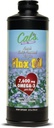 Cal's Flax Öl, kalt gepresstes Flax Saatgut, hoch in Omega 3 Fettsäuren, unverarbeitetes Flax Seed Oil, reines Flax Seed Öl Liquid Supplement für Gelenk, Haut und Herzgesundheit Unterstützung - 32 oz