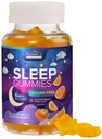 Schlafgummis Supplement 6mg - Zuckerfrei Melatonin Gummy für Erwachsene, Natürliche Null Zucker Schlaf-Gummy für Erwachsene, Kinder, Orange Flavored, Vegan, extra Stärke Schlaf Vitamin-Unterstützung - 60 Gummie