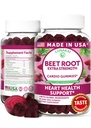 Lunakai USA Gommies de racines de betterave avec mélange antioxydant - Delicious Non-GMO Beet Chews, 60ct