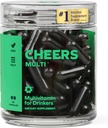 Cheers Multi | Multivitamin für Trinker | Replenish Lost Vitamins von Trinken & Support Gesamtgesundheit | 30 Dosierungen | Choline, Betaine, Niacin, B-Vitamine | Tägliche Multivitamin-Ergänzung