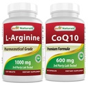 Meilleurs naturels L-Arginine 1000 mg & CoQ10 600 mg