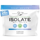Muscle Feast Grass-Fed Whey Protein Isolate, All Natural Hormon Free Pasture Raised, Whey Isolate Protein Powder für Männer und Frauen, Clean, Non-GMO & Gluten-Free, Isolate Protein - Unflavored, 5lb