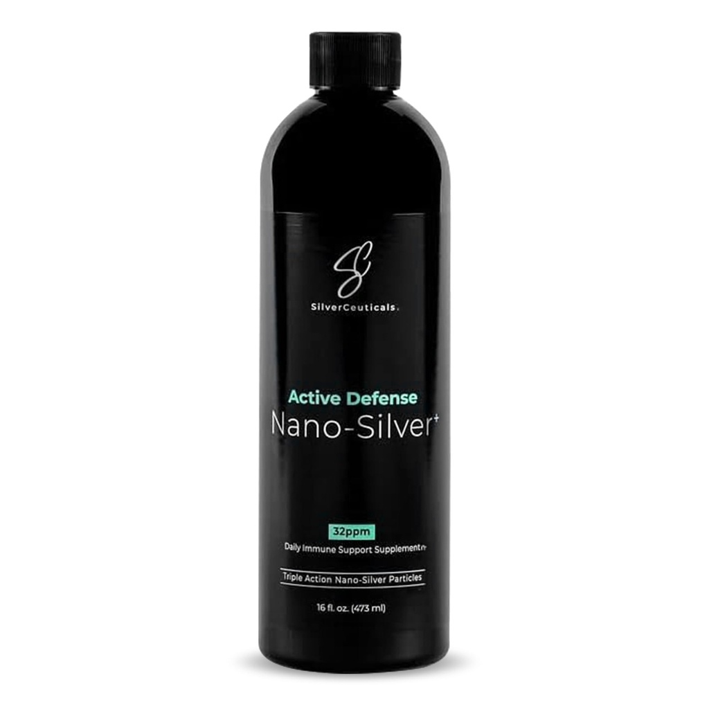 Kolloidale Silber w/Nano Technologie - 32ppm 16oz - 8X Mehr Effektive - Natürliche Immununterstützung - Sparen Sie die Krankentage - Alter 5 & Up - Outperforms Höhere PPM Silber - No Taste & Smell - 3rd Party Getestet