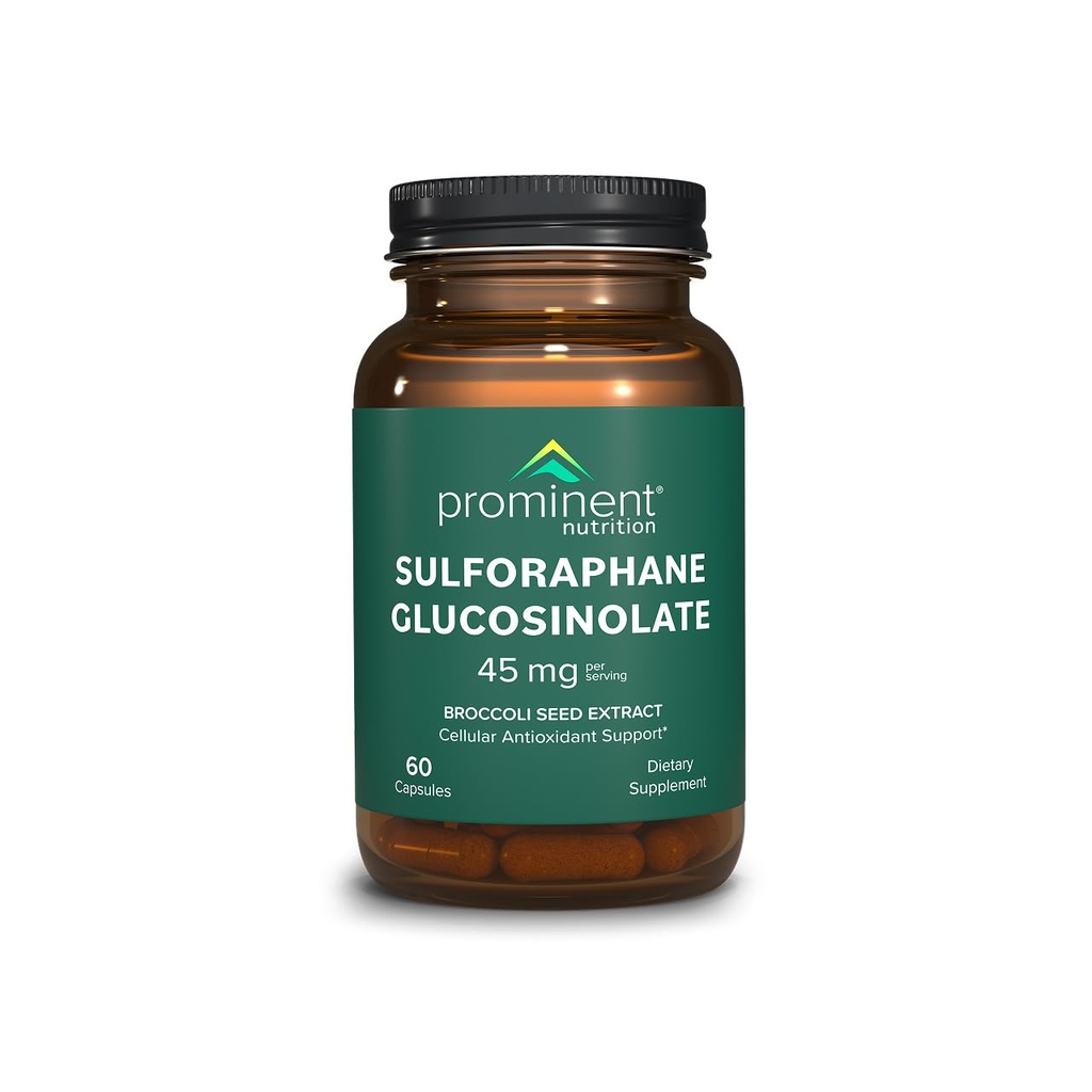 Nutrition principale supplément de glucosinolate de sulforaphane, soutien antioxydant cellulaire, supplément de sulforaphane 45 mg, 30 jours d'approvisionnement - 1 paquet