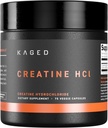 Kaged Creatine HCl Kapseln | Unflavored | Muskelaufbau & Erholung | Patentiertes Creatine Hydrochlorid Formel | Vegan, Glutenfrei, einfach gest Ergänzungen für Männer & Frauen | 75 Servierungen