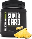NutraBio Super Carb, Kohlenhydrat-Pulver mit Cluster Dextrin & Elektrolyte, Advanced Carb Supplement Powder for Workout Fuel, Performance and Muscle Recovery, Cyclic Dextrin, Ananas, 30 Sv