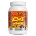C4 poudre de protéines de lactosérum, beurre d'arachide de Reese et chocolat - 25g de protéines, 0g de sucre ajouté, 140 calories par portion, soutient la récupération musculaire, 28 portions, Premium Whey pour post-travail