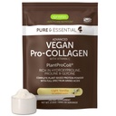 Poudre de Peptide de Collagène Végétalien avancé Igennus, enrichi avec Glycine, Proline et Hydroxyproline et Cofactor Vitamine C, non OGM, Végétarien à base de collagène, 35 portions