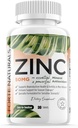 Zink 50mg, (30 Tabletten), speziell für empfindliche Stomach, Immununterstützung, Haut und Haar, Vegan Zinkergänzung, Non-GMO Made in USA