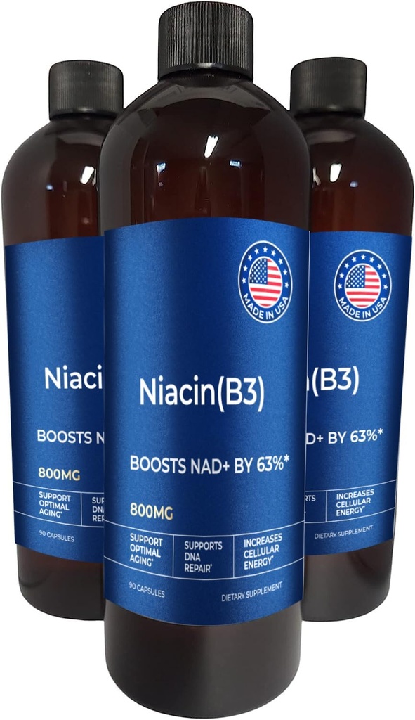 | NIACIN(B3) - B3 Niacin Ergänzungen | Mineralische Ergänzungen | 18 Kapsel, 800 mg