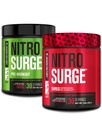Pré-entraînement à la nitrosurgie de l'usine Jacked en cerise Limeade et pastèque Nitrosurge Pré-entraînement thermogénique Shred pour les hommes et les femmes