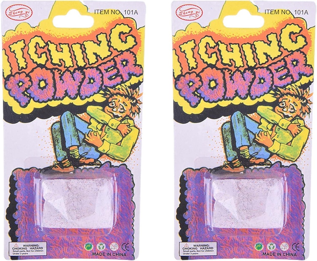 2 Pcs Purple Funny Itching Powder Safe Broken Glass Itching Powder Feminine Powders Feminine Care Helpful Easy to Carry
