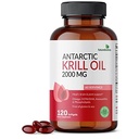 Futuresbiotiques Huile de krill antarctique 2000mg avec Astaxanthin, Omega-3s EPA, DHA et Phospholipides - 100% Pure Premium Huile de krill métal lourd testé, non OGM – 120 Softgels