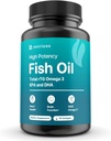Mini softgels d'huile de poisson – Sans odeur, sans Burp et facile à avaler – 1500mg Oméga-3 avec EPA et DHA – Formule avancée Huile de poisson Minis – Plus petit qu'un dime – Sauvage pris – 90 (Gros, Capsule)