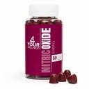 Gummies à oxyde nitrique, stimulant la production d'oxyde nitrique et la pression artérielle, faites avec extrait de racine de betterave est sans gluten, non-OGM, et Kosher (60 comte (paquet de 1), Berry mixte)