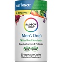 Multivitamine de lumière arc-en-ciel pour les hommes, vitamine C, D & zinc, probiotiques, l'une des multivitamines pour hommes fournit un soutien immunitaire haute puissance, non-OGM, végétarien, 30 comprimés