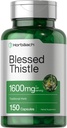 Horbaach Blessed Thistle Kapseln 1600 mg | 150 Count | Max Potency | Non-GMO, Gluten Free Herb Supplement