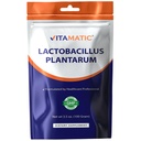 Vitamatic Lactobacillus Plantarum Probiotisches Pulver - Verdauungsunterstützung - 100 Gramm (3,5 OZ) - 100 Portionen