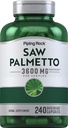 Piping Rock Saw Palmetto Extrakt 3600mg | 240 Kapseln | für Männer und Frauen | Non-GMO, Glutenfreie Ergänzung