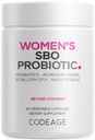 Codeage Frauen Probiotics Supplement - 50 Billion CFUs - SBO Probiotics & Prebiotics - Cranberries - Feminine Health - Fermented Botanical Blend, Ganze Nahrungsergänzung - Vegan, Non-GMO - 60 Kapseln