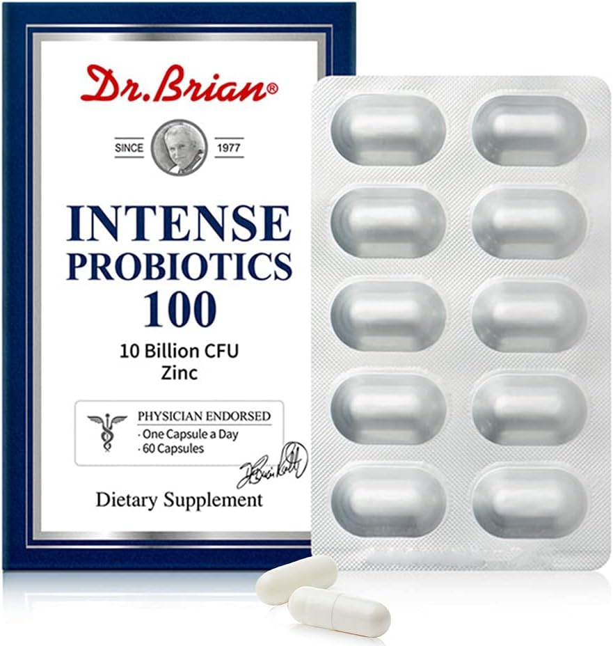 Dr.Brian Probiotics 10 Billion cfu Probiotics für Frauen Männer Erwachsene Beratung Relief Verdauung Darmgesundheit Immunität System
