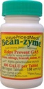 Bean-Zyme Gas Relief für Erwachsene Extra Strength (150 ct) ist 400 GAUL pro Tablet Alpha Galactosidase, Vegan, Kosten Weniger, Verdauungsenzym Nahrungsergänzung natürliches Nahrungsenzym