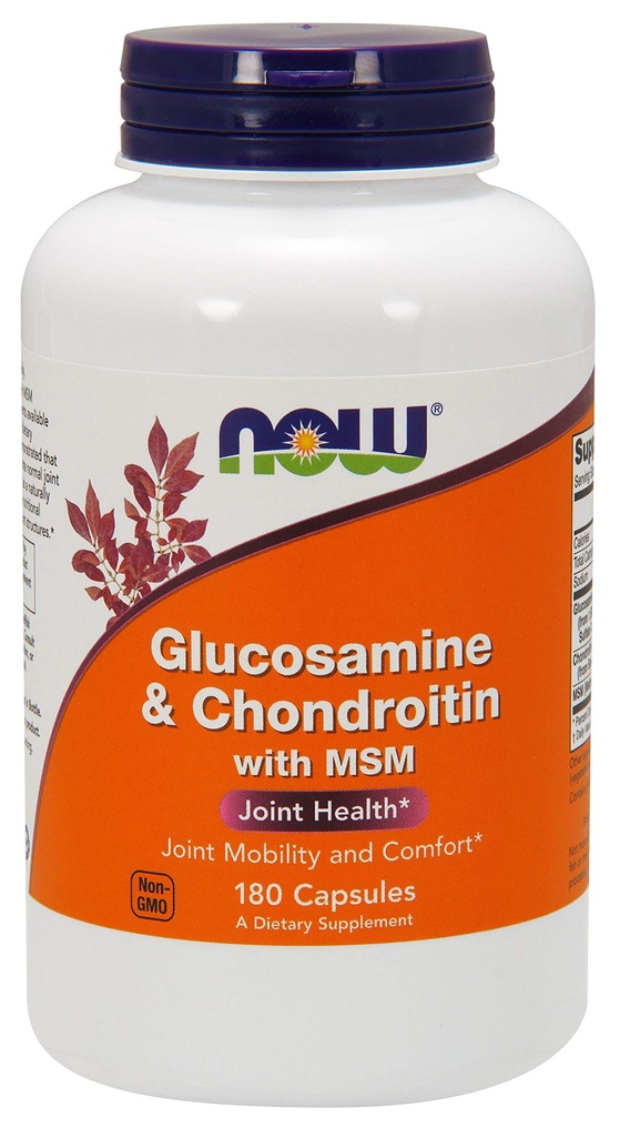 Glucosamin & Chondroitin mit MSM - 180 Veg Kapseln