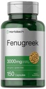 Horbäach Fenugreek Capsules 3000 mg de 150 Nombre de graines Extracter sans OGM et sans gluten