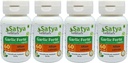 Knoblauch Forte Kapseln 500 mg. 60 Veg. Kapsel | Lahsan (Allium Sativum) Extrakt Kapseln für Männer und Frauen | Ayurvedische Kräuterergänzung / Heilmittel | 10:1 Forte (4 Flaschen von 60 Kapseln)
