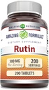 Formules étonnantes Rutin 500mg 200 Comprimés Suppléments de non-OGM