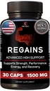 Suppléments HGH pour les hommes et les femmes - Regains Starter Pack, Natural Anabolic Muscle Growth Building GH & Human Growth Hormone pour les hommes, Muscle Builder pour les hommes, Supplément de récupération musculaire, 30 pilules protéiques