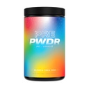 Poudre pré-entraînement PWDRS, tout pré-entraînement naturel pour l'énergie, la pompe, l'endurance et la force, avec caféine (Rainbow Snowcone)