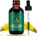 Mullein Tropfen für Lunge 2 Fl Oz, natürliche Mullein Blatt Tropfen, schnelle Absorption flüssige Mullein Extrakt Ergänzung, Lung Cleanse, 1 Monat Versorgung