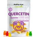 Quercetin avec Gummées de Bromélain - Vitamine C + Zinc + Vitamine D3 - Quercetin 500mg Gummées pour enfants et adultes (1)