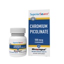 Superior Source Chromium Picolinate - Ergänzung Formel unterstützt gesunde Zucker Stoffwechsel - 500 mcg, 50 Instant Dissolve Tabletten