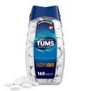 TUMS Ultra Strength Chewable Antacid Tabletten für Sodbrennen Relief, Pfefferminz - 160 Zähler