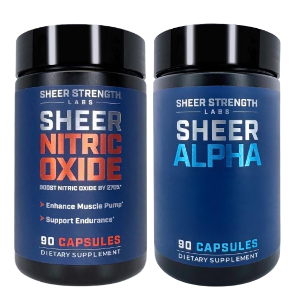 Gym GOD Pack - Supplément à l'oxyde nitrique et booster Sheer Alpha T