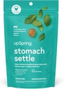 UpSpring Stomach Settle Drops für Occasional Nausea Relief/Upset Stomach mit Ginger, Lemon, Spearmint und B6. Mint Flavor Drops, 28 Ct (Packaging May Vary)