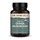 Dr. Mercola Organic Chaga Champignon, 30 portions (30 comprimés), supplément alimentaire, soutient la fonction immunitaire saine, non-OGM, certifié USDA Organic, NSF Contenu certifié