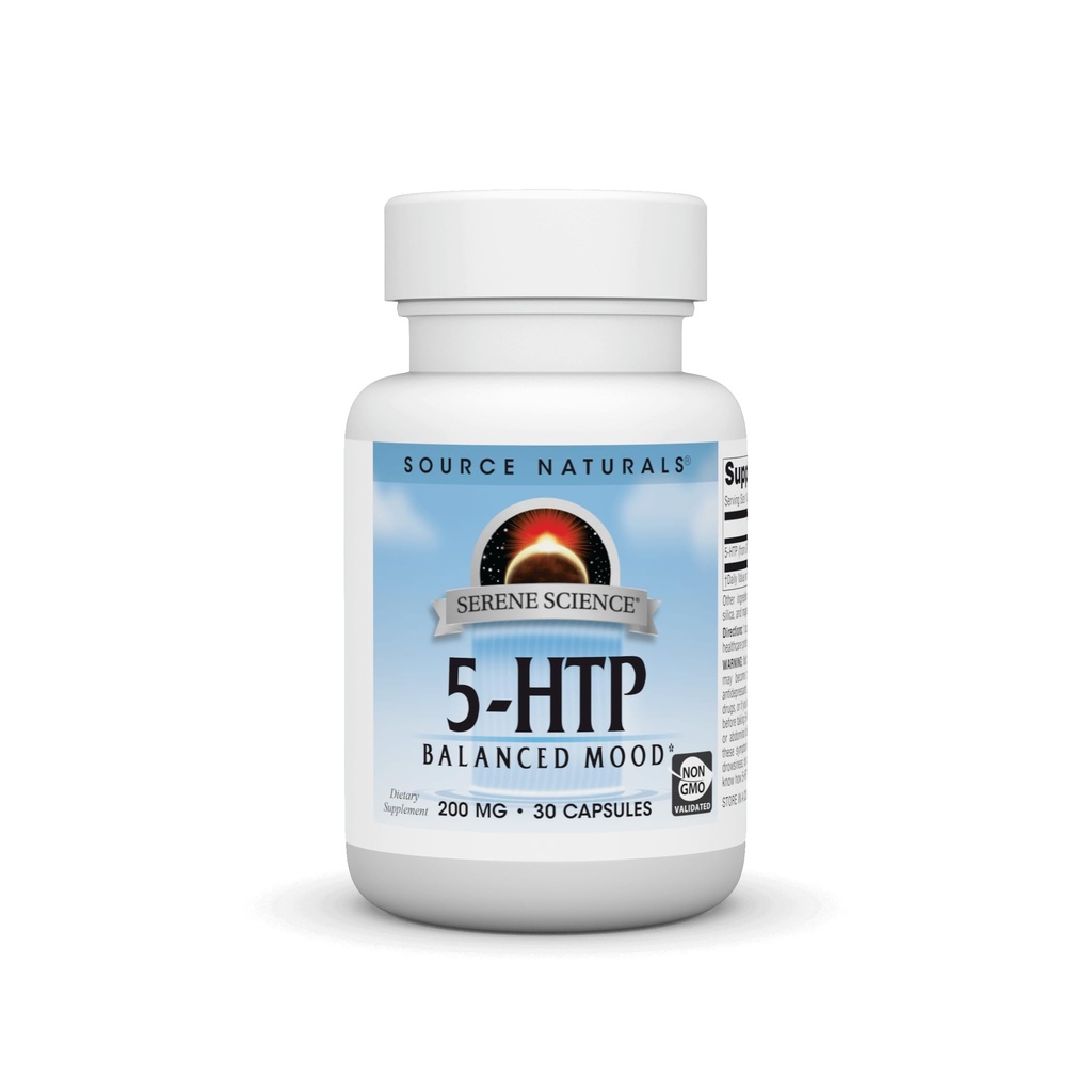 Quelle Naturals Serene Science 5-HTP, Non-GMO Nahrungsergänzung, 200 mg - 30 Kapseln
