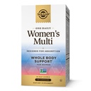 Solgar One Daily Women's Multi Whole Body Support Très Absorbable Relayed Release Vitamine pour les femmes, Supplément pour l'immunité, le cœur, l'énergie, le stress, les ongles de peau de cheveux et la santé génésique, 60 portions
