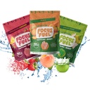 FocusFuel Energy Chews – Trial Size Variety Sample Pack (9 Servierungen) – 100mg Koffein + Alpha GPC + L-Theanin + B12, Magnesium – Pfirsich, Grüner Apfel, Erdbeer-Lemonade Flavors – Kein Crash oder Jitter