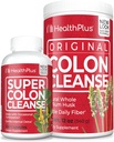 Health Plus Super Colon Cleanse (240 Kapseln) & Colon Cleanse (12 Unzen/48 Portionen) Bundle