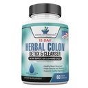 American Standard Supplements Colon Cleanse - 60 Veggie Kapseln, 30 Portionen – Kräutermischung mit Psyllium Husk, Senna Blätter, Aloe Vera, Ginger, Cascara Sagrada & More